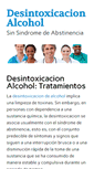 Mobile Screenshot of desintoxicacion-alcohol.com