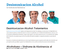 Tablet Screenshot of desintoxicacion-alcohol.com